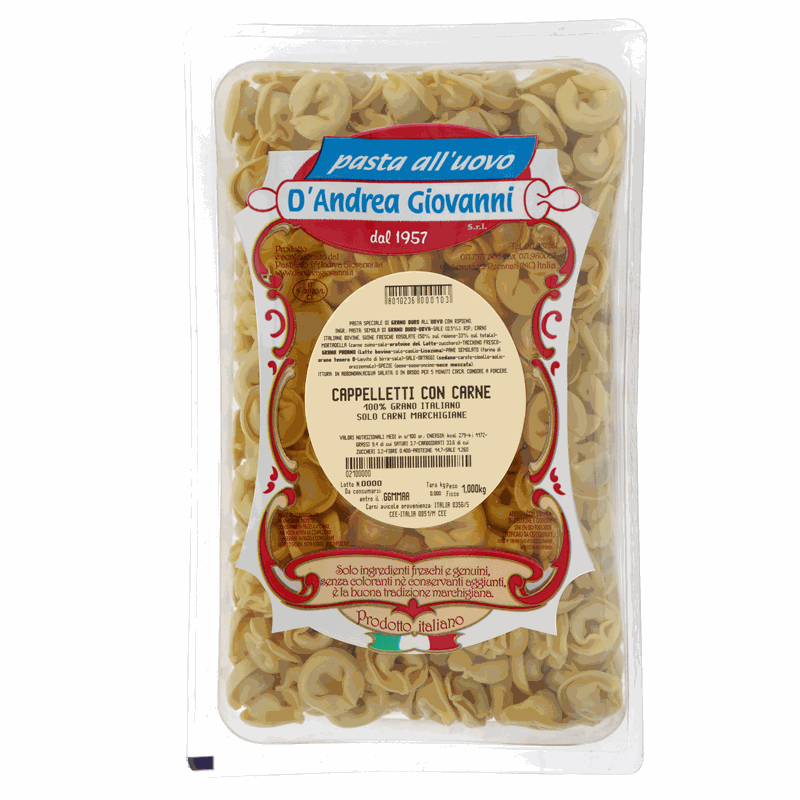 Cappelletti con Carne 1Kg